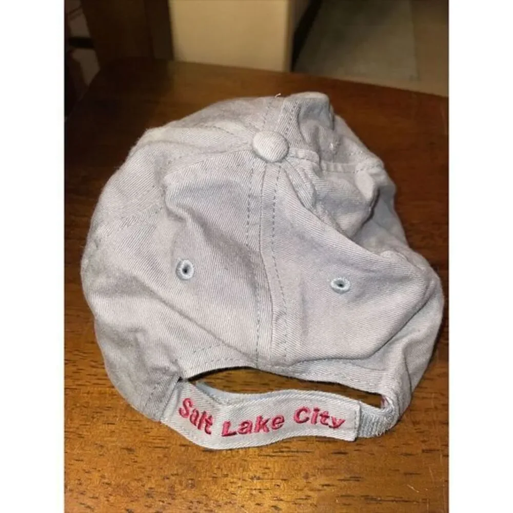 Vintage USA Olympics Olympic Ring Cap Hat Salt‎ Lake City